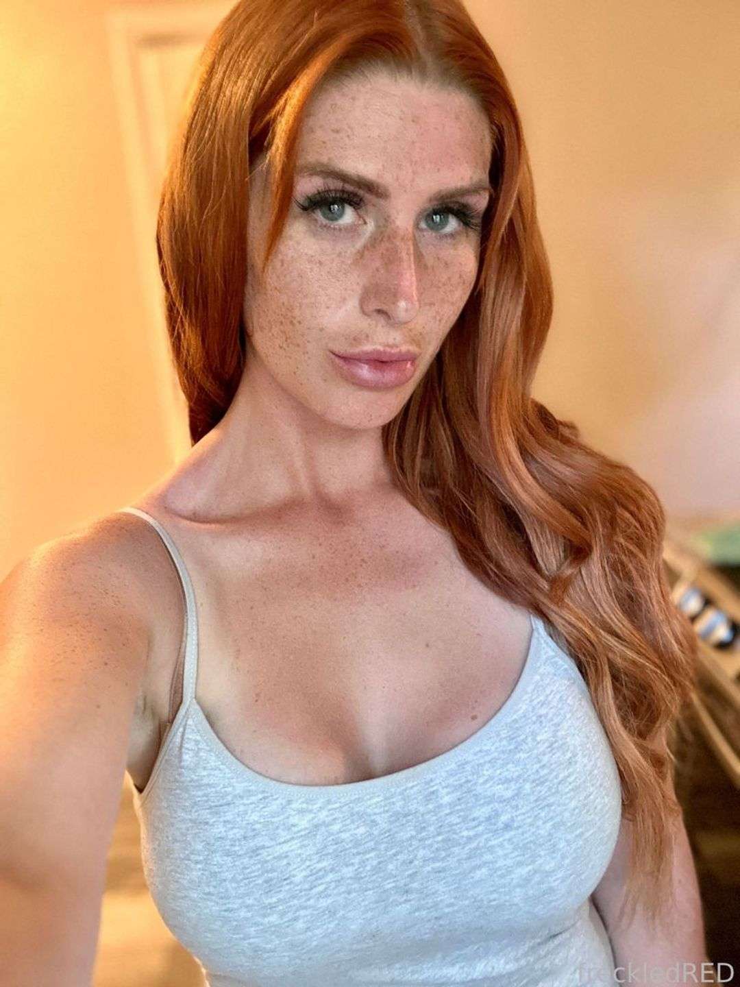 fansly freckledRED profile photo  