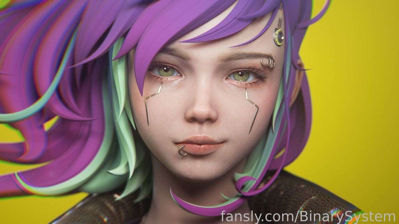 fansly 悲しい 3D profile photo  
