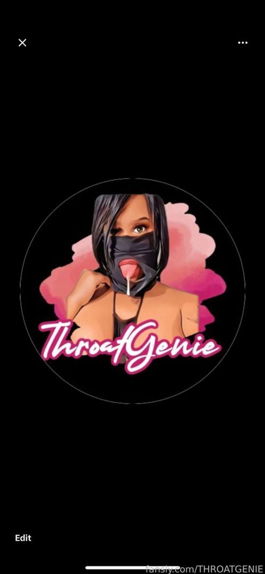 fansly THROATGENIE profile photo  