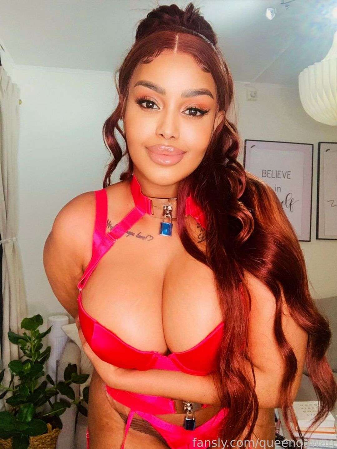 fansly queenqawan profile photo  