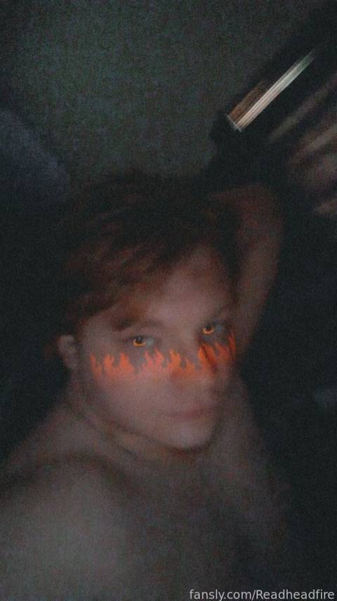 fansly firey red profile photo. firey red 16