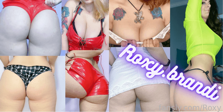 fansly Roxybluedream profile banner  
