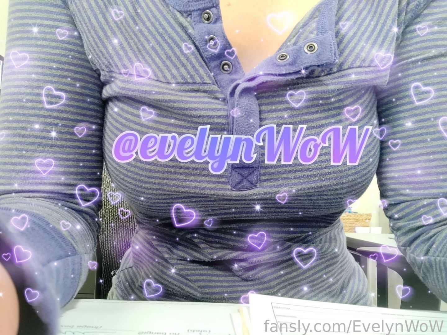 fansly EvelynWoW profile banner  