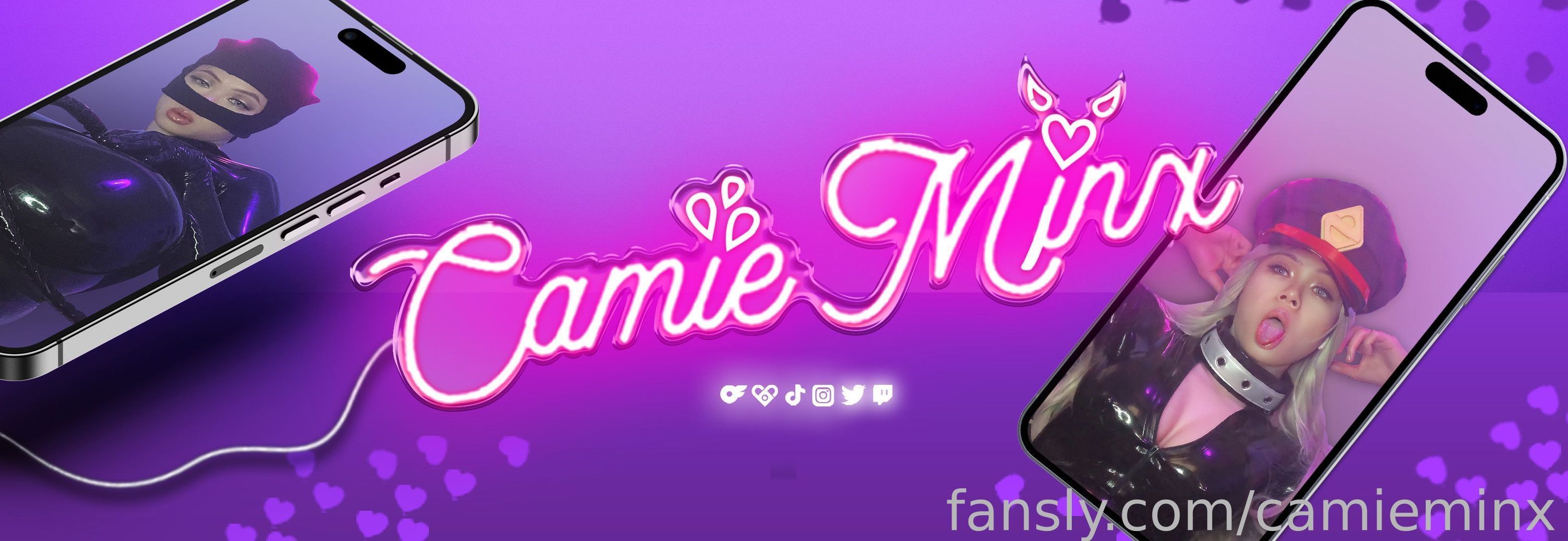 fansly camieminx profile banner  