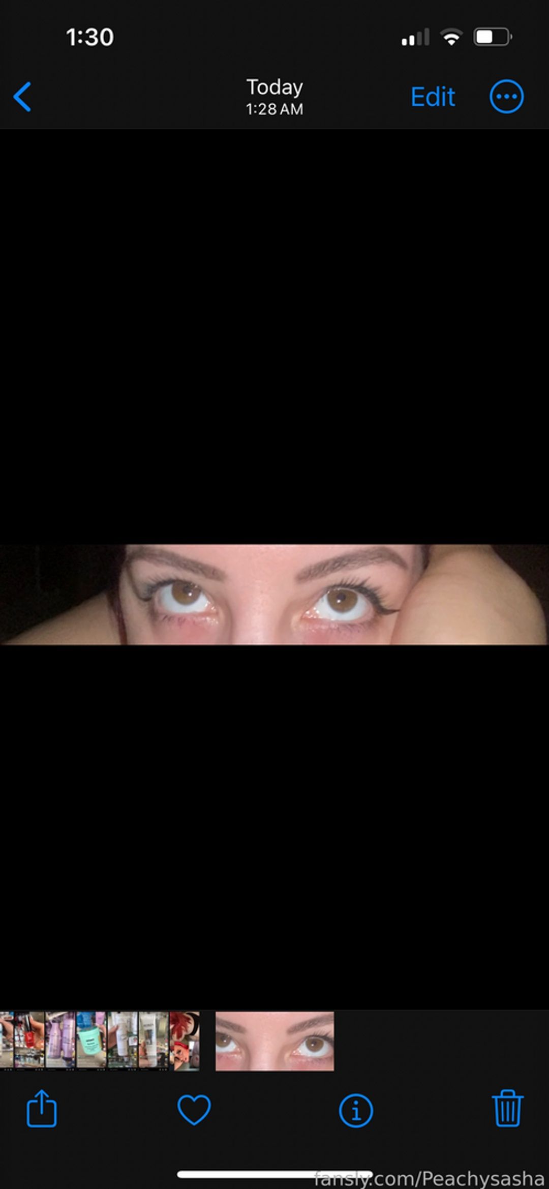 fansly Peachysasha profile banner