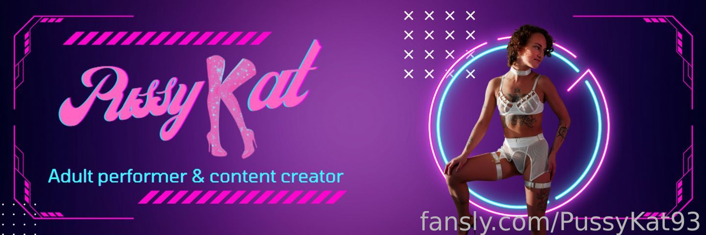 fansly PussyKatUK profile banner  