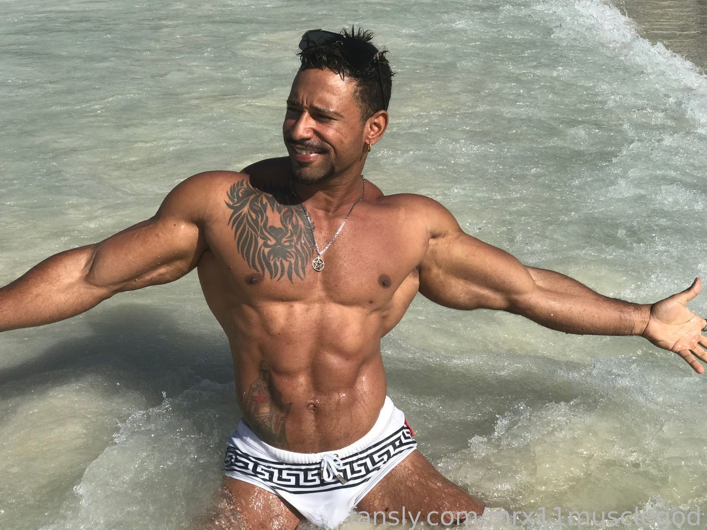 fansly mrx11musclegod profile banner  