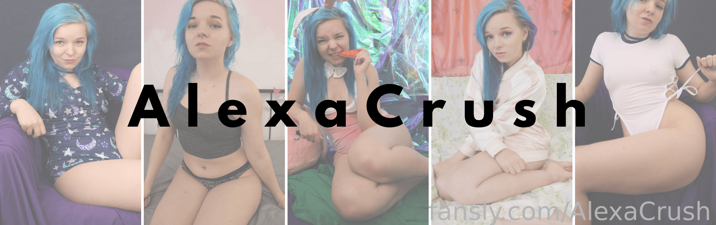 fansly AlexaCrush profile banner  