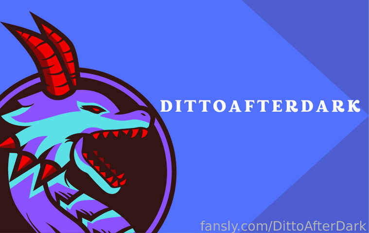 fansly DittoAfterDark profile banner  