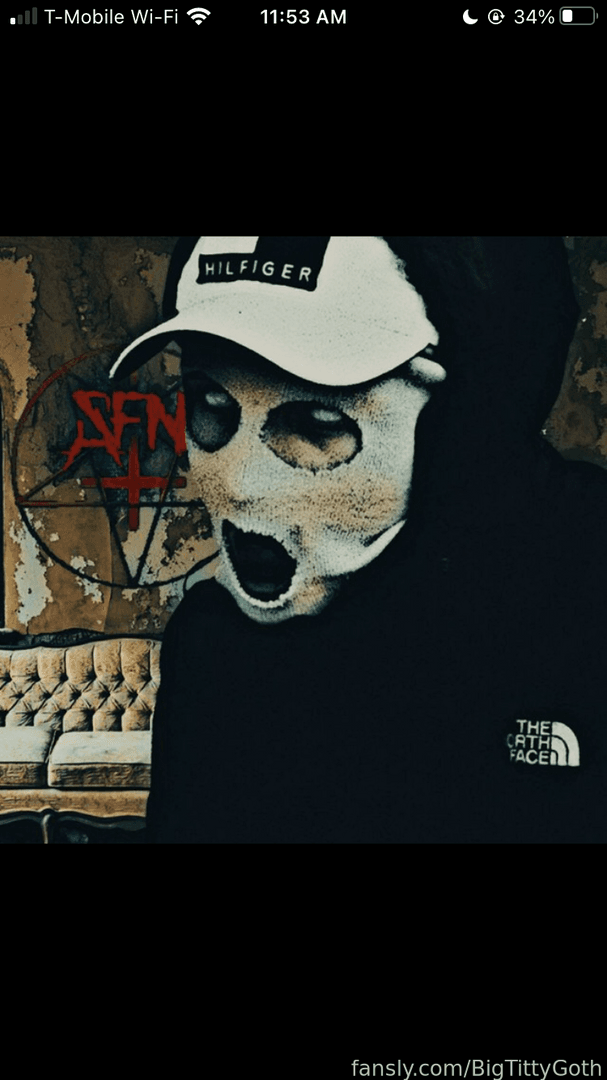fansly BigTittyGoth profile banner