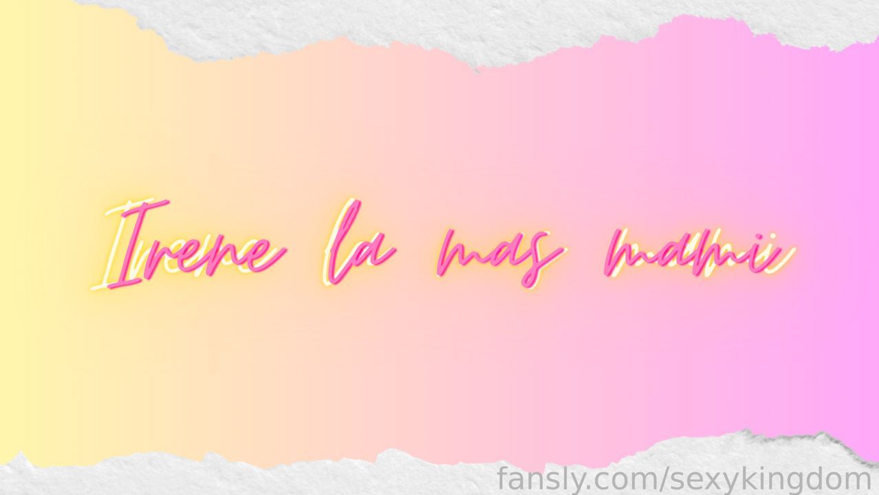 fansly Irene La Mas mami profile banner  