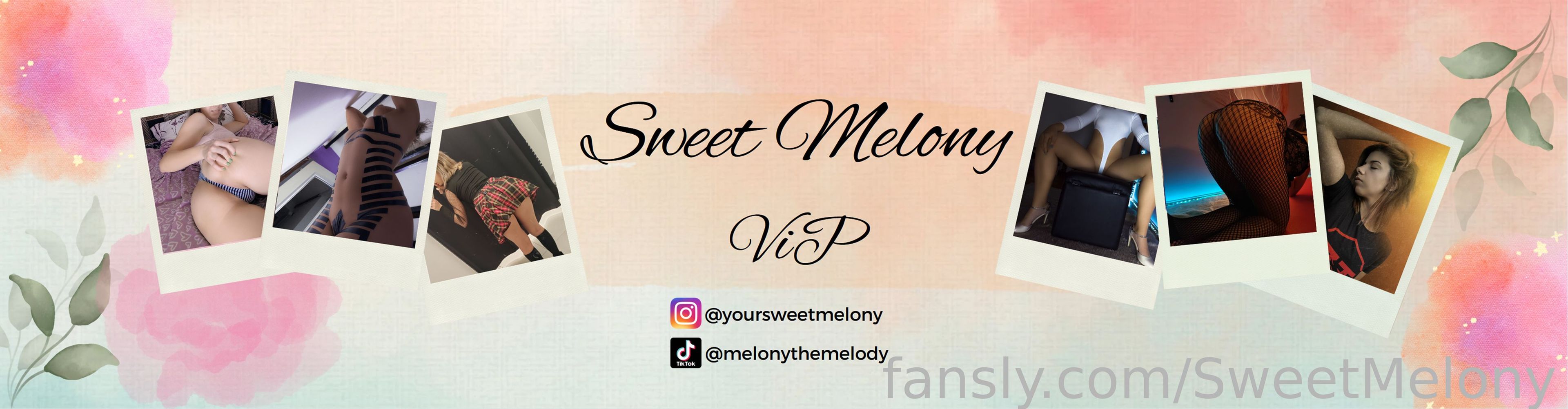 fansly Sweet Melony profile banner  