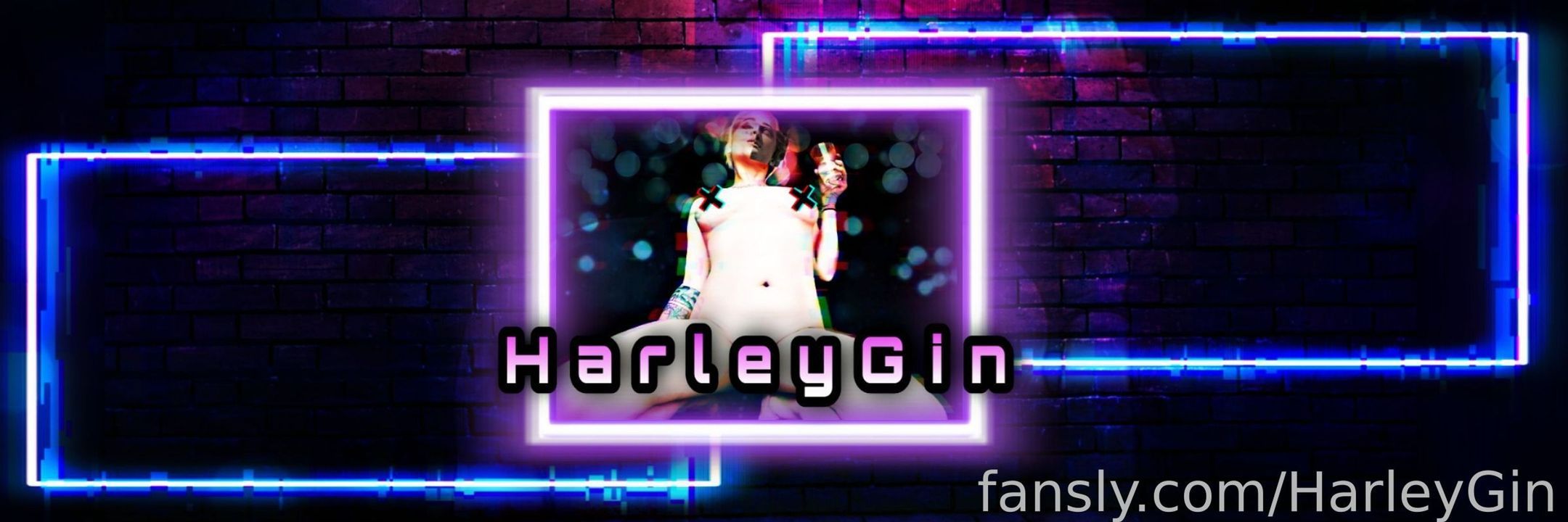 fansly HarleyGin profile banner