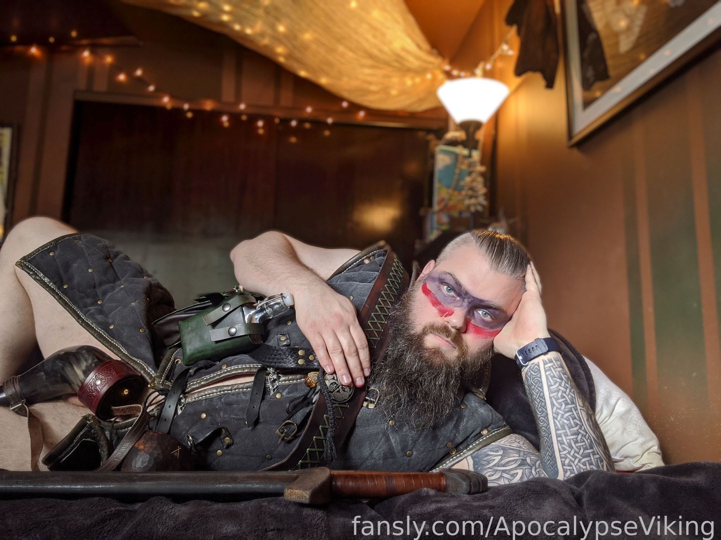 fansly ApocalypseViking profile banner  