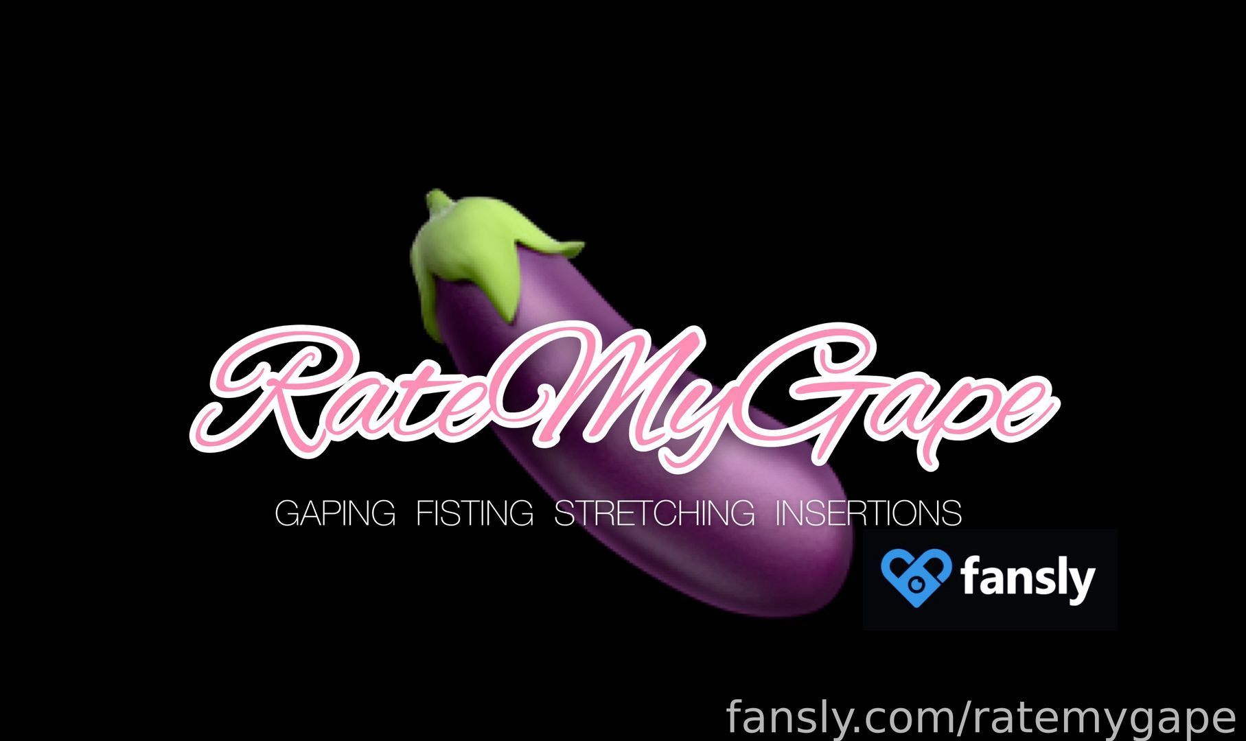 fansly RATEMYGAPE profile banner