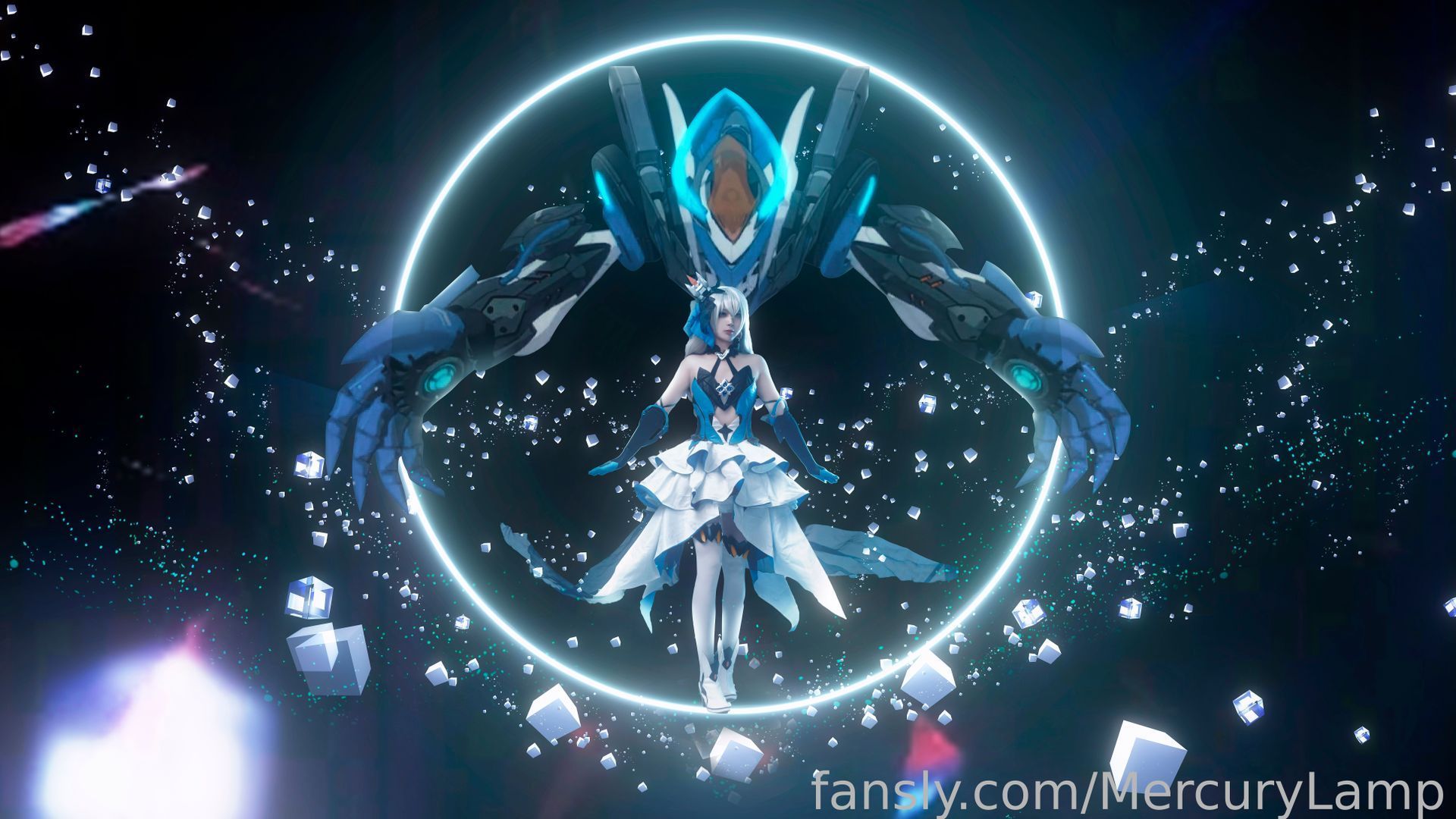 fansly light profile banner  