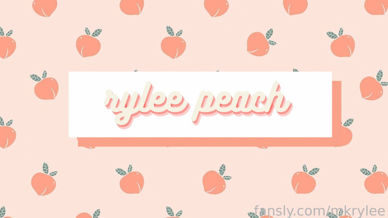 fansly rylee peach🍑 profile banner  