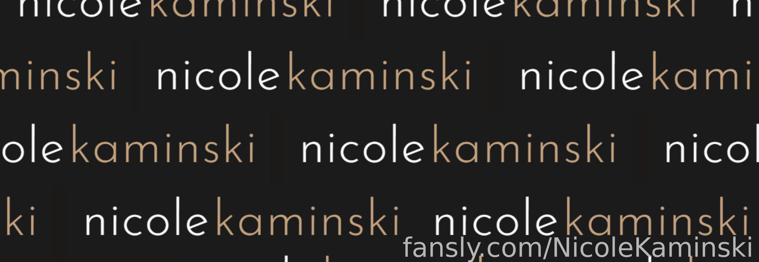 fansly Nicole Kaminski profile banner  