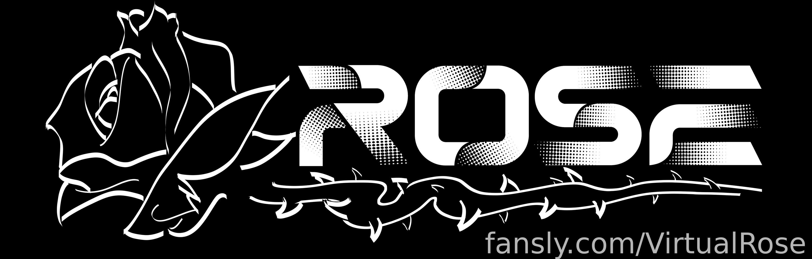 fansly RoseAfterDark profile banner  