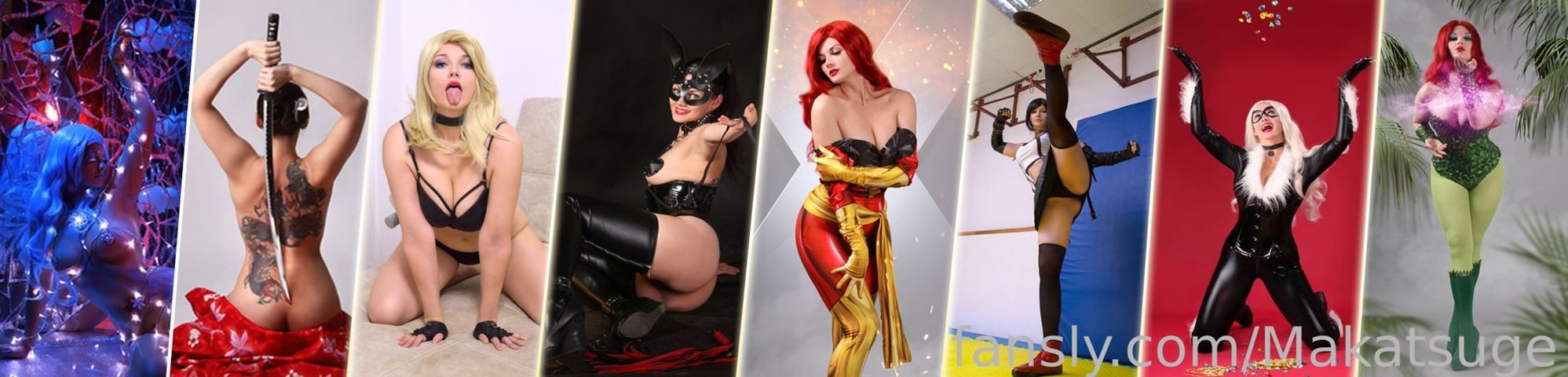 fansly Makatsuge profile banner  