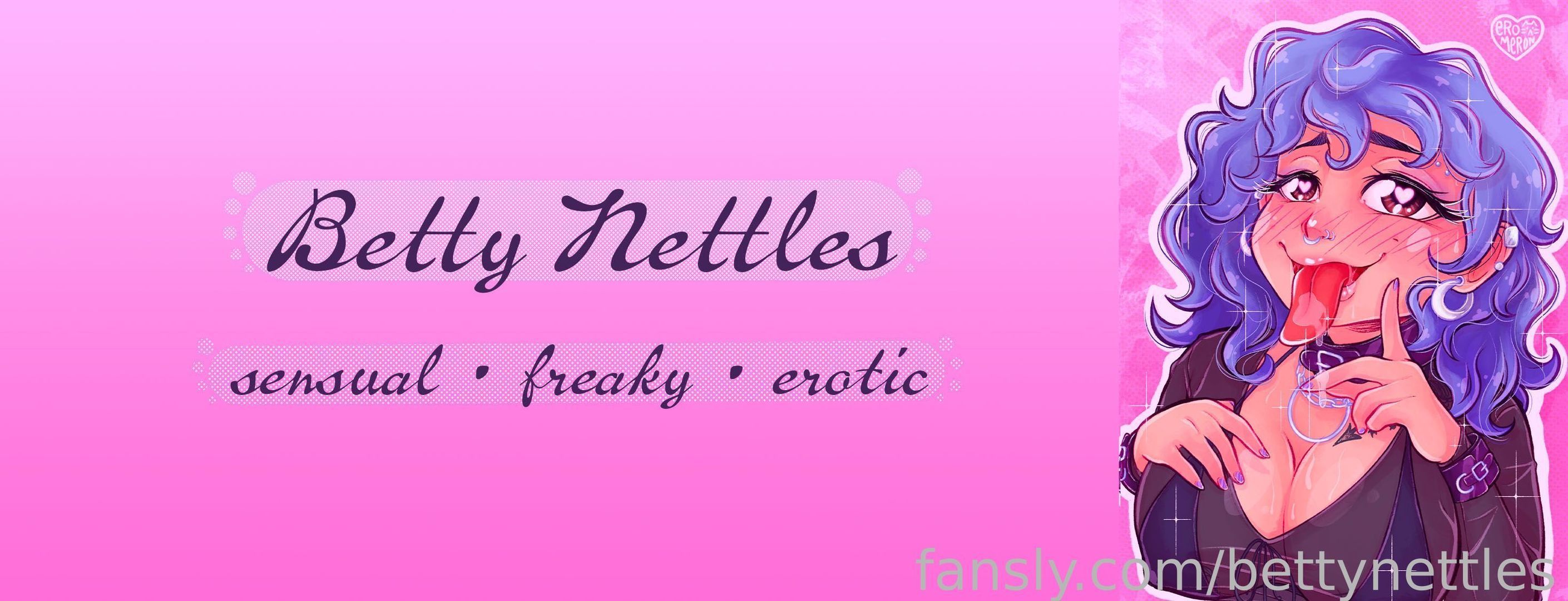 fansly Betty Nettles profile banner  