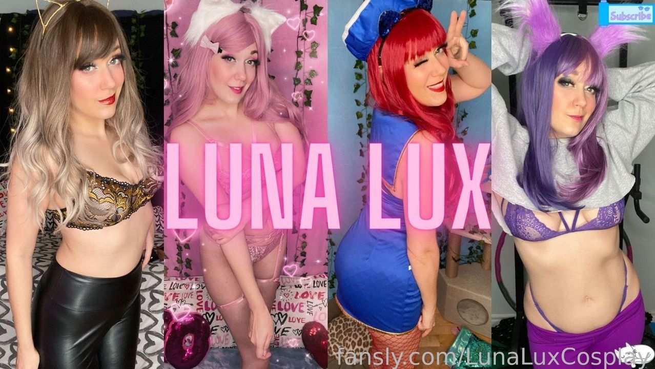 fansly LunaLuxCosplay profile banner  