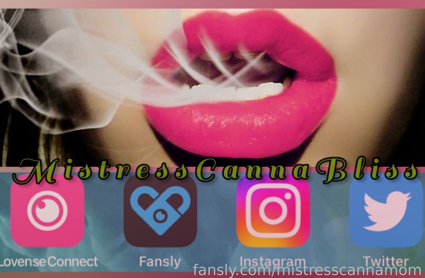 fansly MistressCannaBliss profile banner  