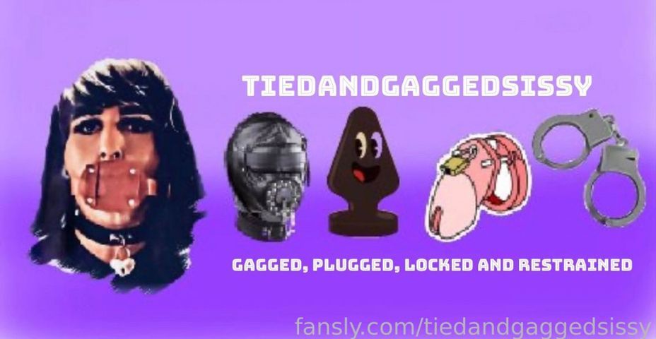 fansly tiedandgaggedsissy profile banner  