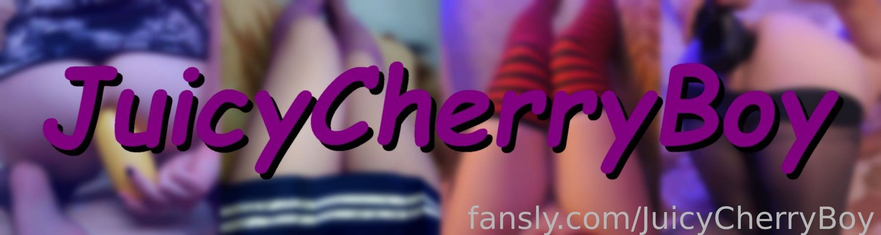 fansly JuicyCherryBoy profile banner  