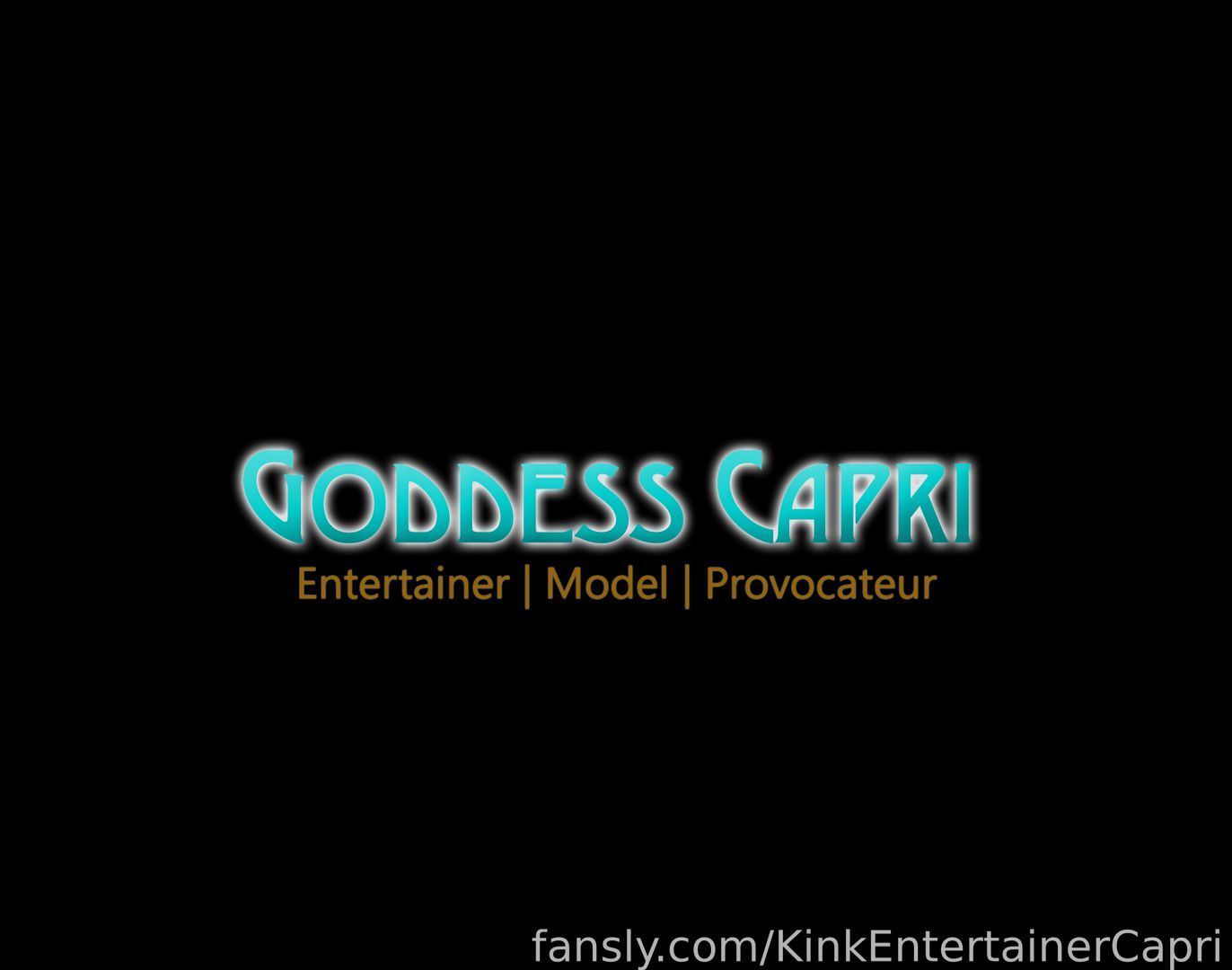 fansly KinkEntertainerCapri profile banner  