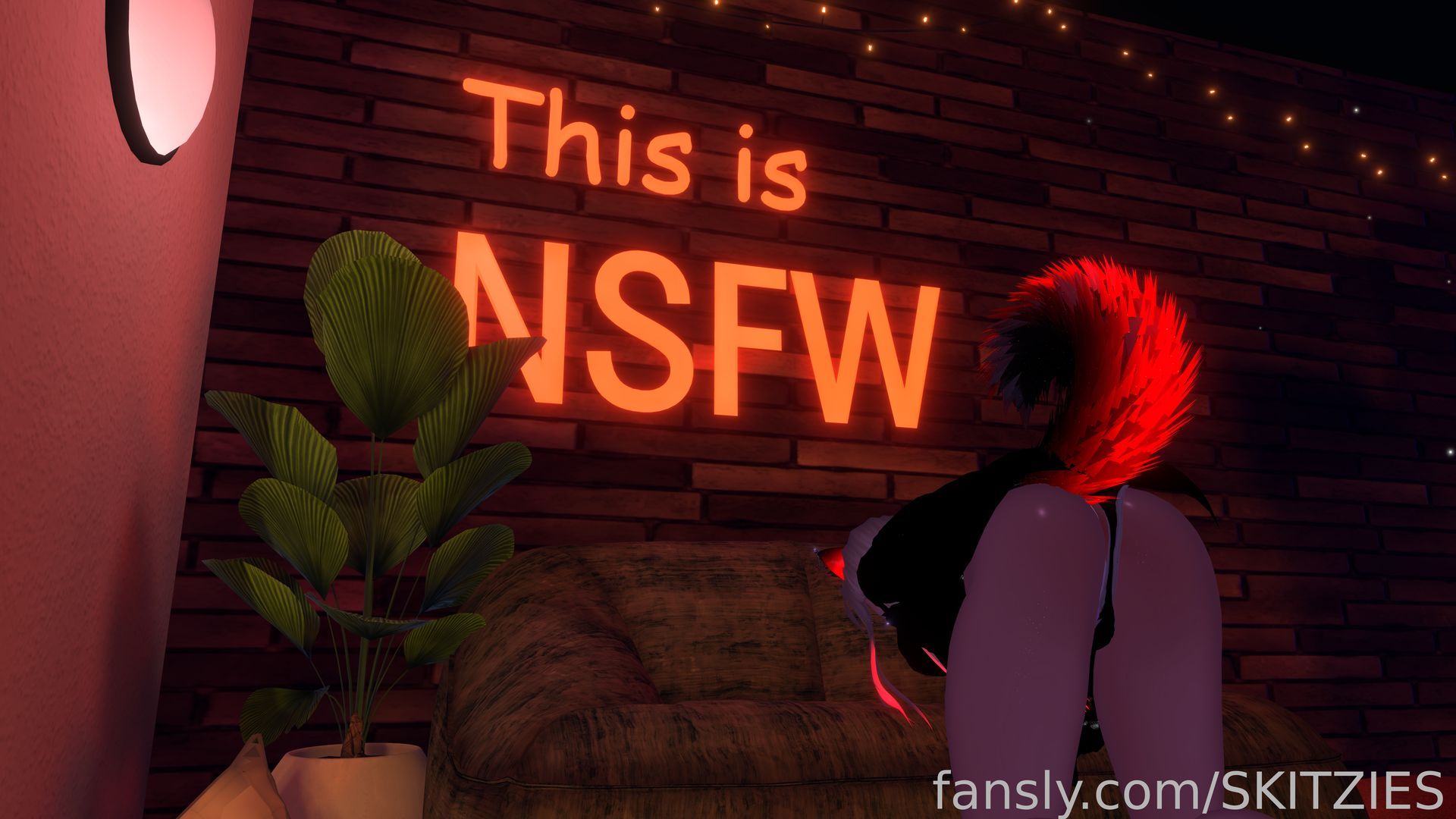 fansly SKITZIES profile banner  