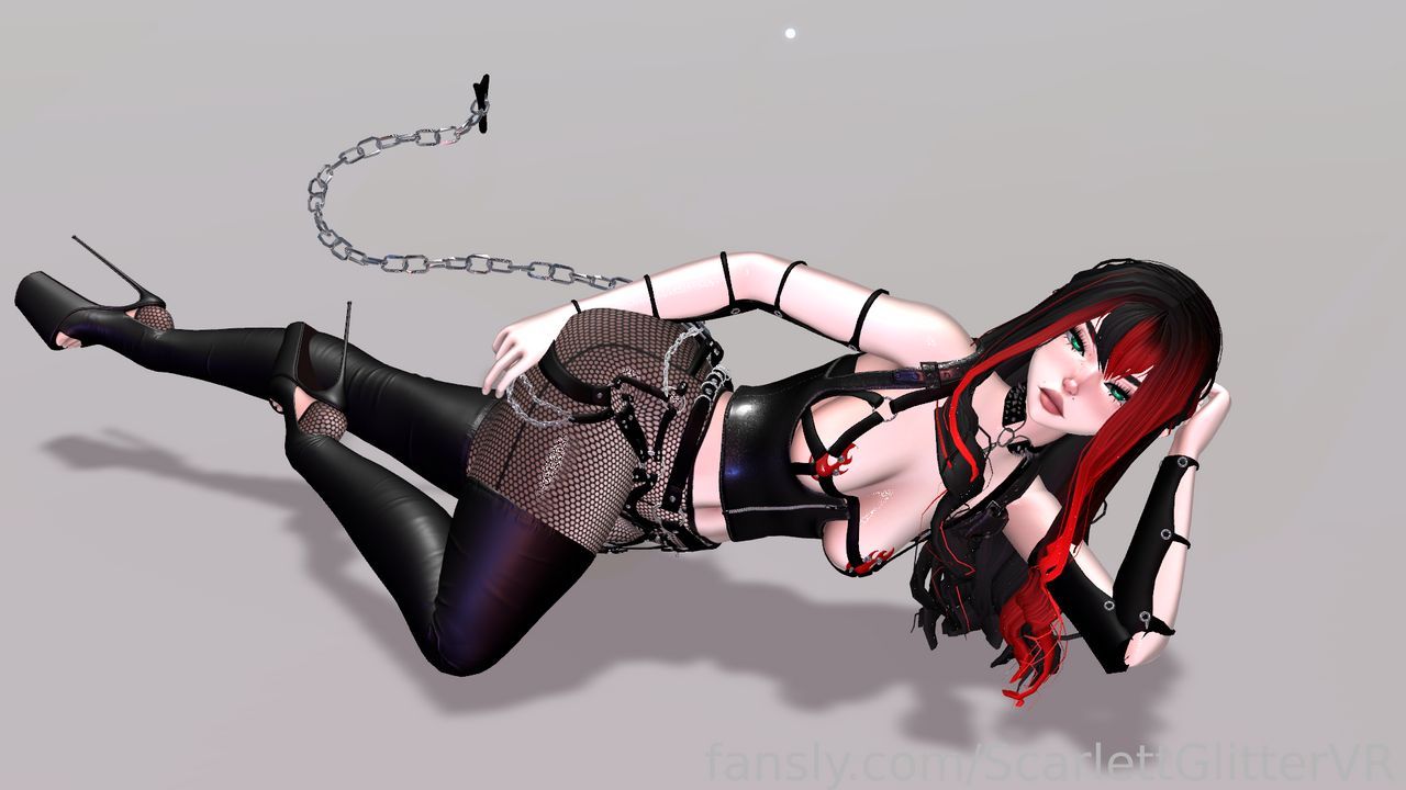 fansly Scarlett Glitter VR profile banner