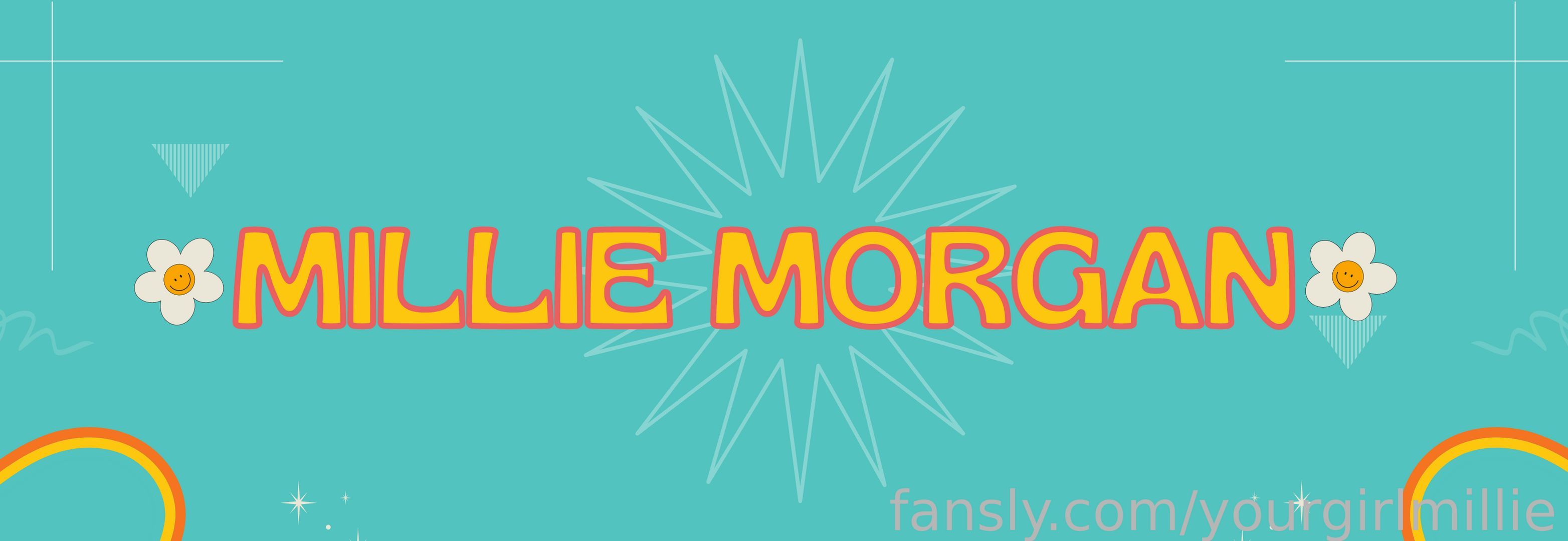 fansly Millie Morgan profile banner  