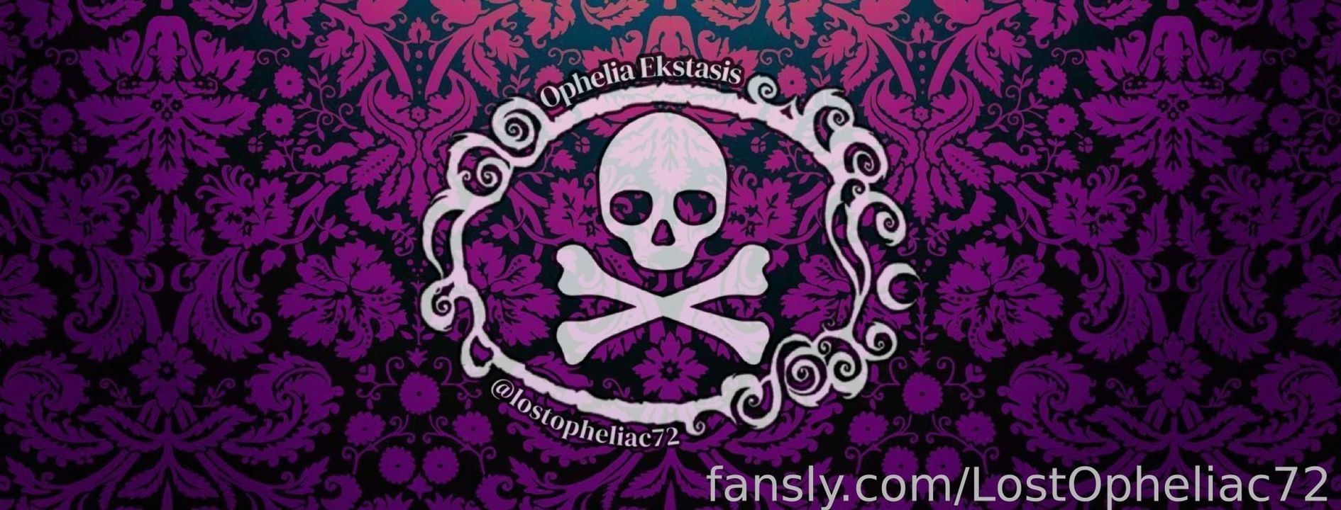 fansly 💋Ophelia Ekstasis💋 profile banner  