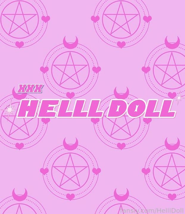 fansly HelllDoll profile banner  