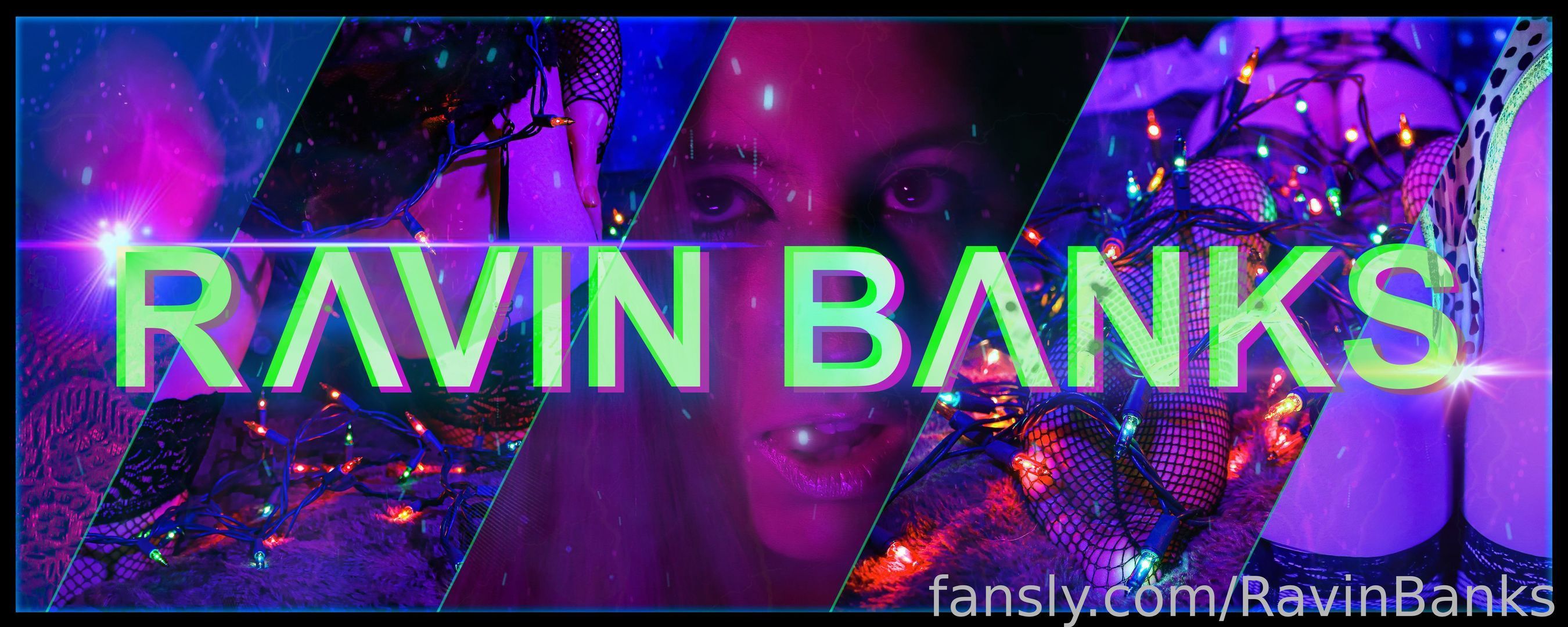 fansly RavinBanks profile banner  