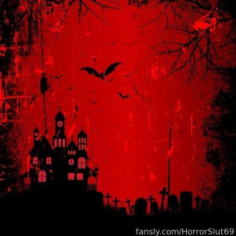 fansly HorrorSlut69 profile banner  