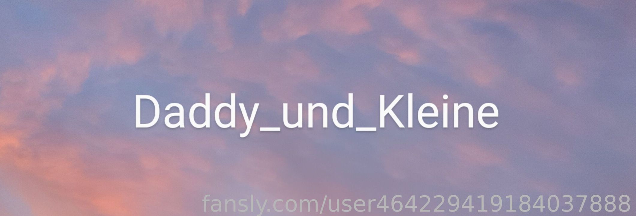 fansly Daddy_und_Kleine profile banner