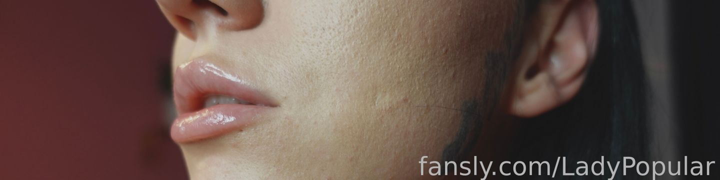 fansly LadyPopular profile banner  