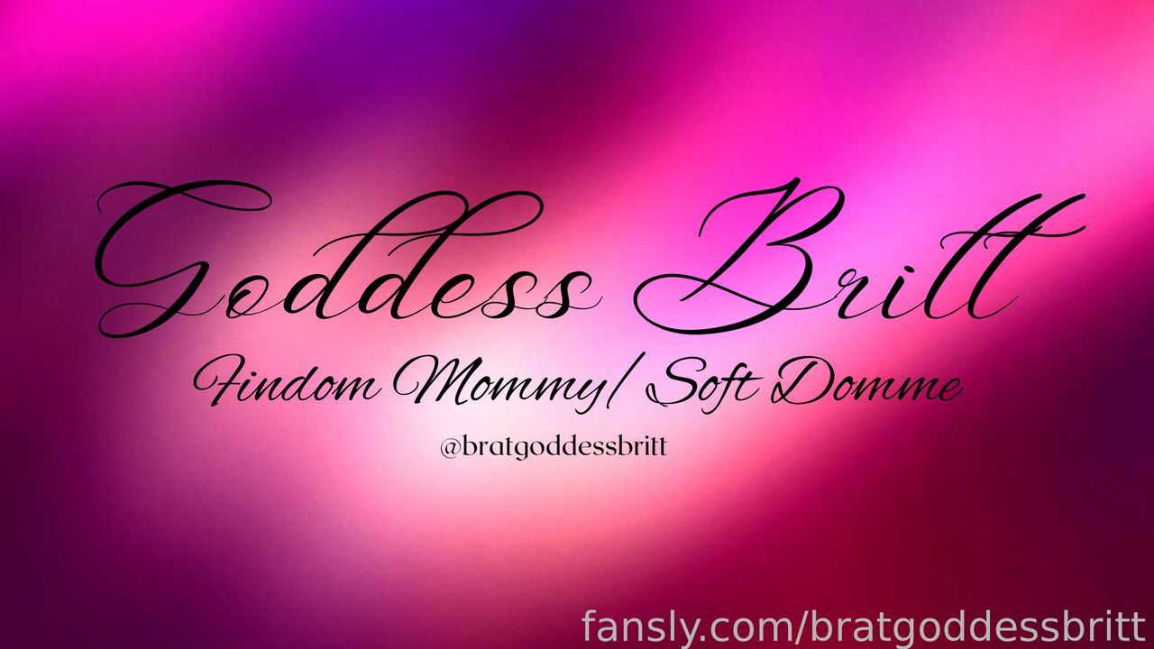 fansly Goddess Britt profile banner  