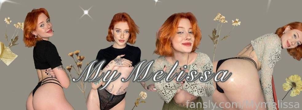 fansly Mymelissa profile banner  