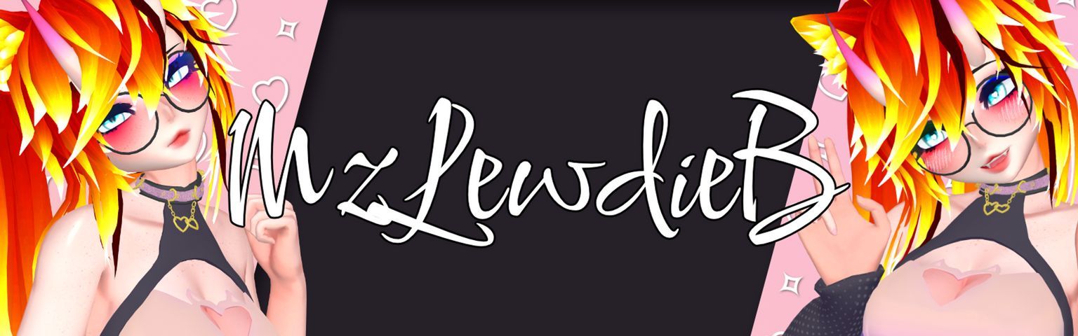 fansly MzLewdieB profile banner  