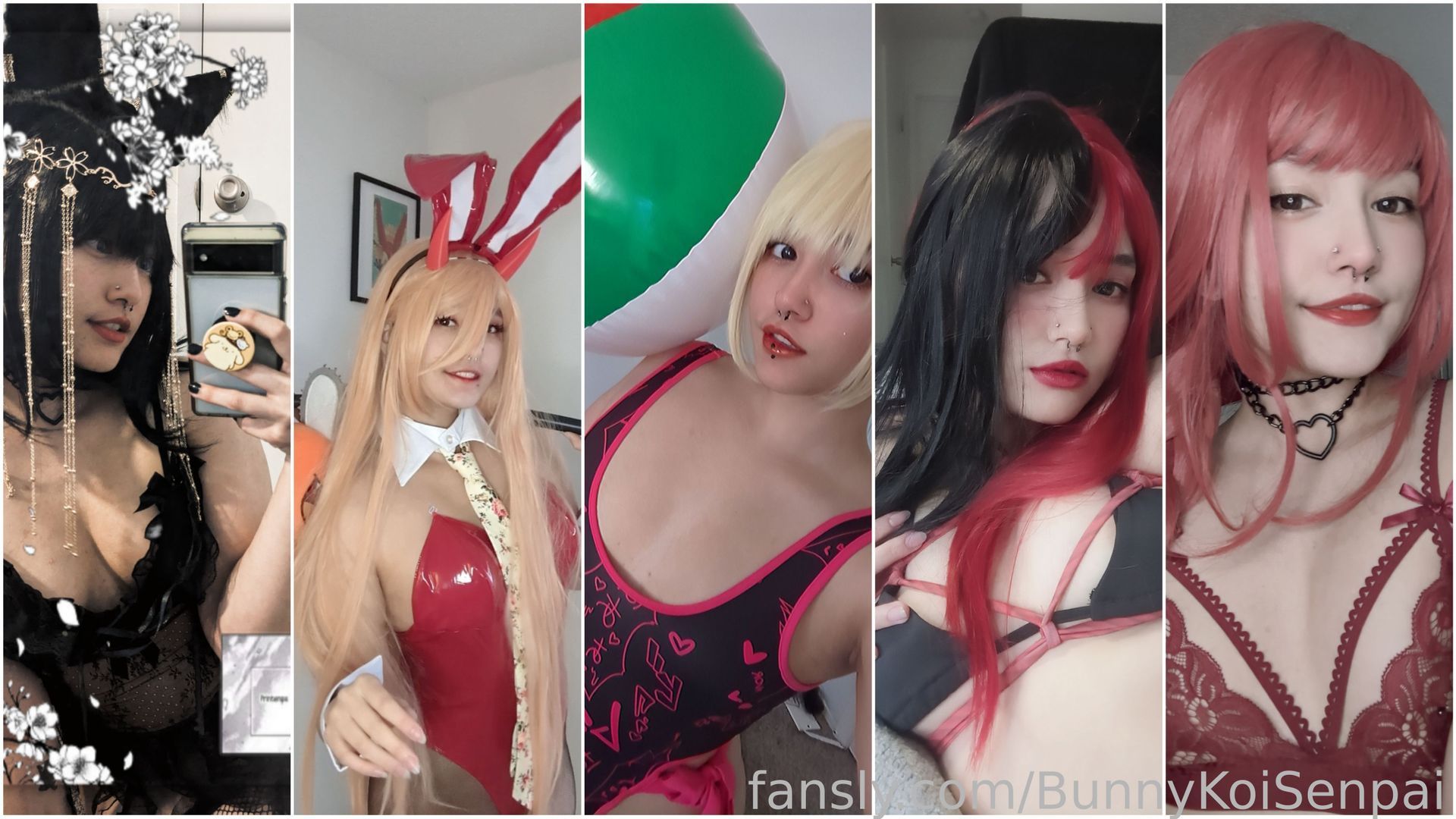 fansly BunnyKoiSenpai profile banner  