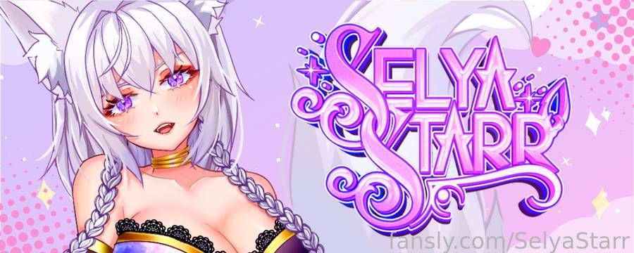 fansly SelyaStarrVT profile banner  