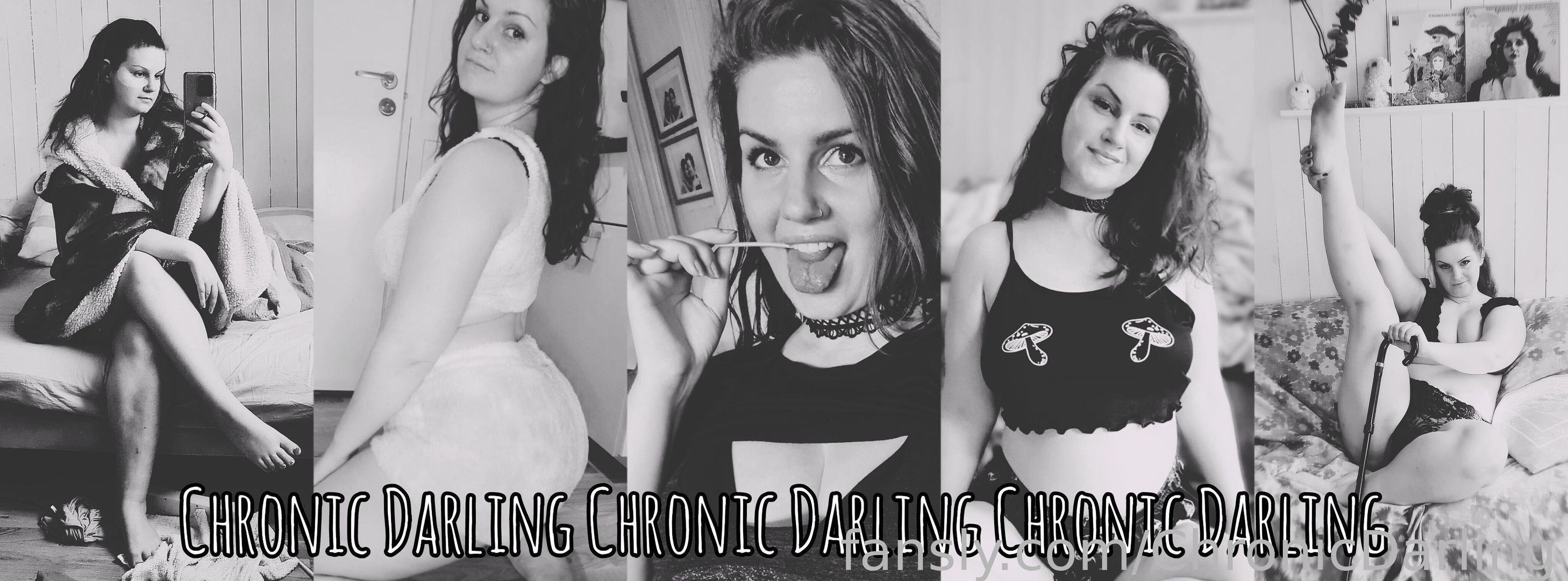 fansly Chronic Darling 🌙 profile banner  