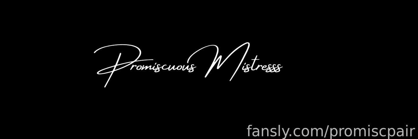 fansly PromiscMistress profile banner  