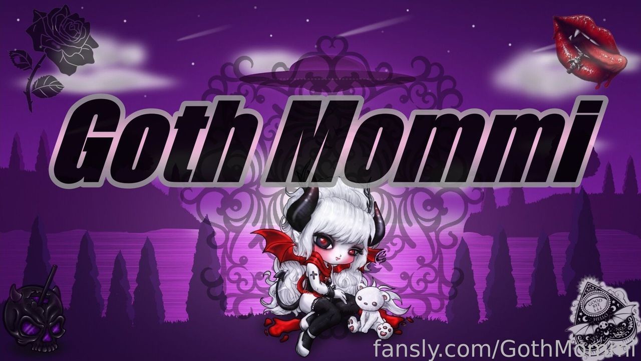 fansly GothMommi profile banner  