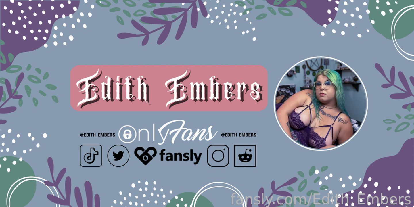 fansly Edith_Embers profile banner  