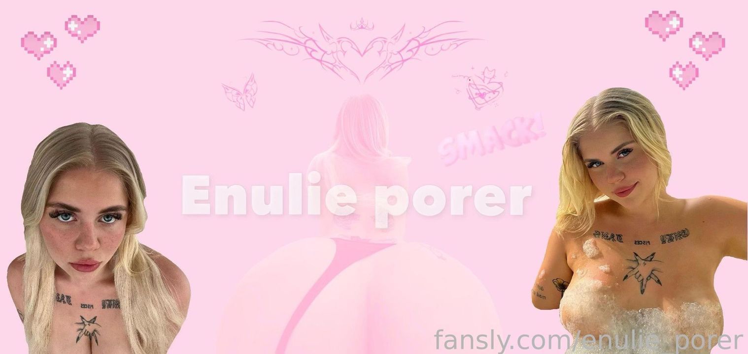 fansly enulie_porer profile banner  