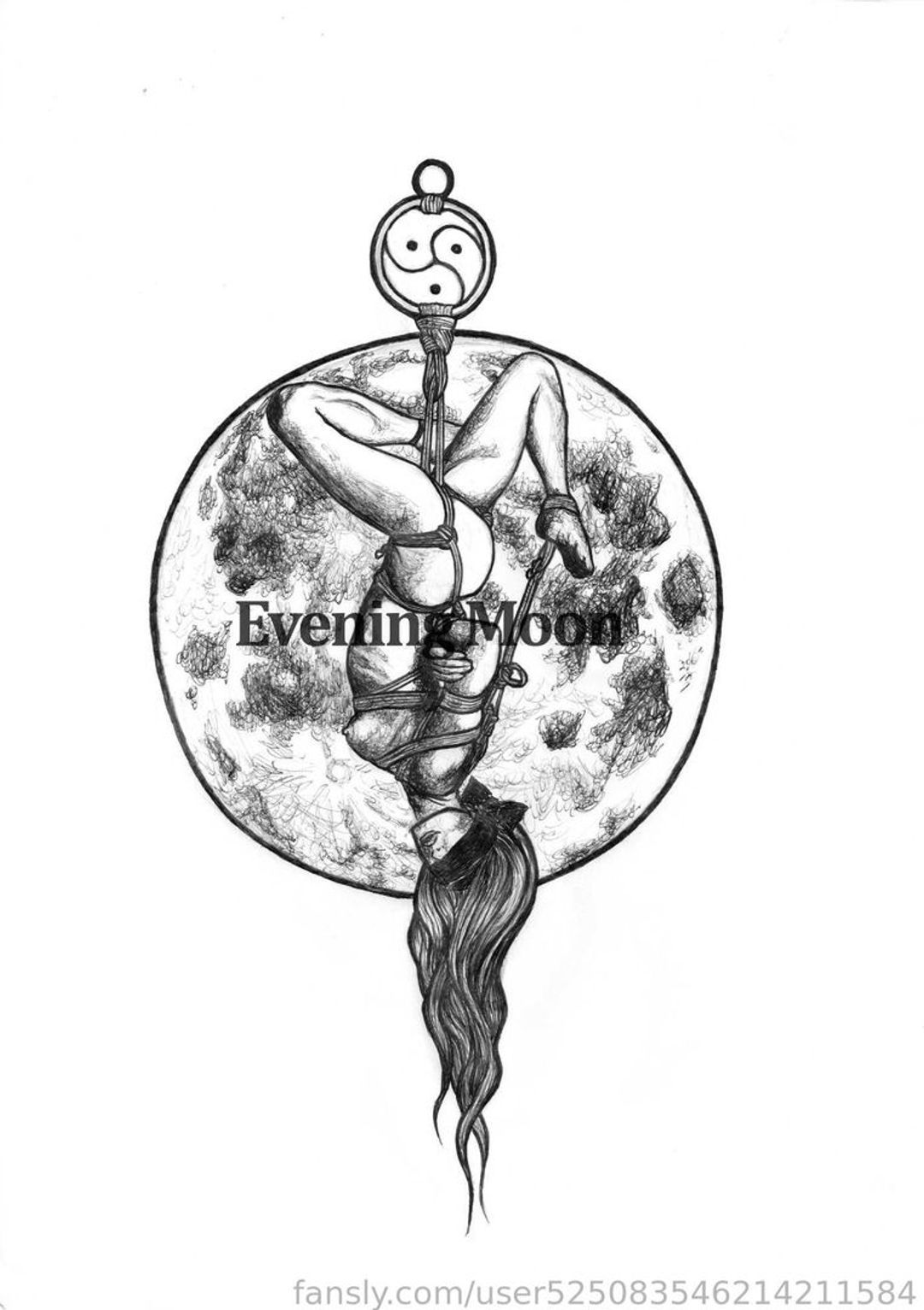 fansly Evening Moon  profile banner  